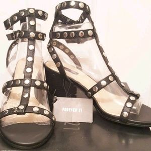 *New F21 Studded Gladiator Sandal